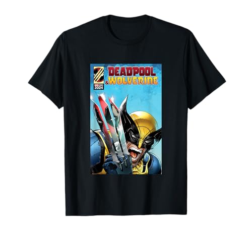 Image of Marvel Studios Deadpool & Wolverine Comic Cover Homage A T-Shirt