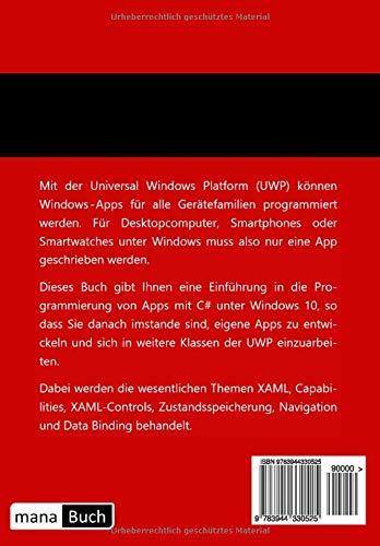Apps für Windows 10 in C# (German Edition)
