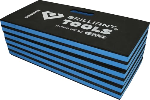 Brilliant Tools Esterilla protectora plegable de mecánico, 1200x400x23 mm