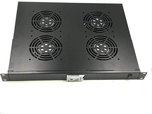 RAISING ELECTRONICS Rack Mount Digital Server Fan Cooling System with 4 Fans 1U