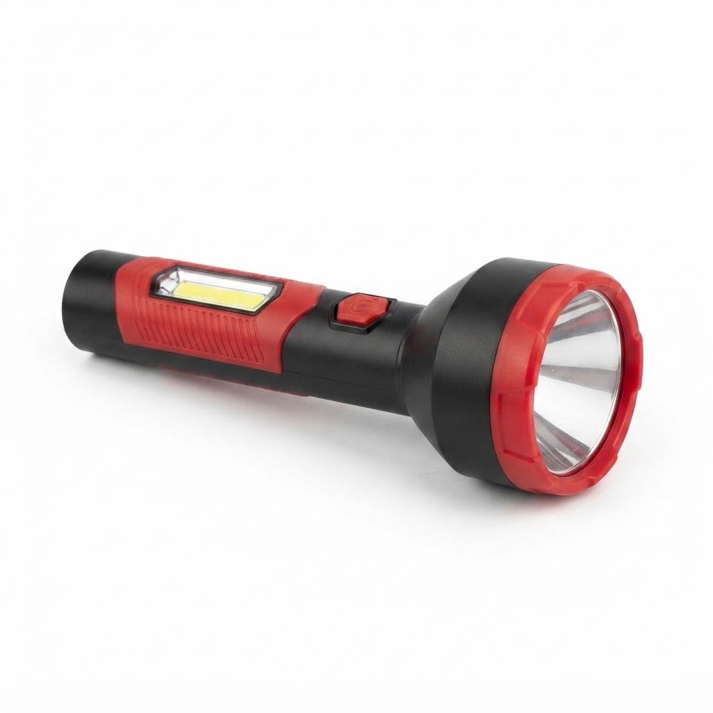 Drumstone (𝐄𝐱𝐥𝐮𝐬𝐢𝐯𝐞 𝟐𝟎 𝐘𝐞𝐚𝐫𝐬 𝐰𝐚𝐫𝐫𝐚𝐧𝐭𝐲 Rechargeable Hand Torch Light Compact High Lumens Tactical Flashlight with USB Charging for Emergency Power Cut-image-30