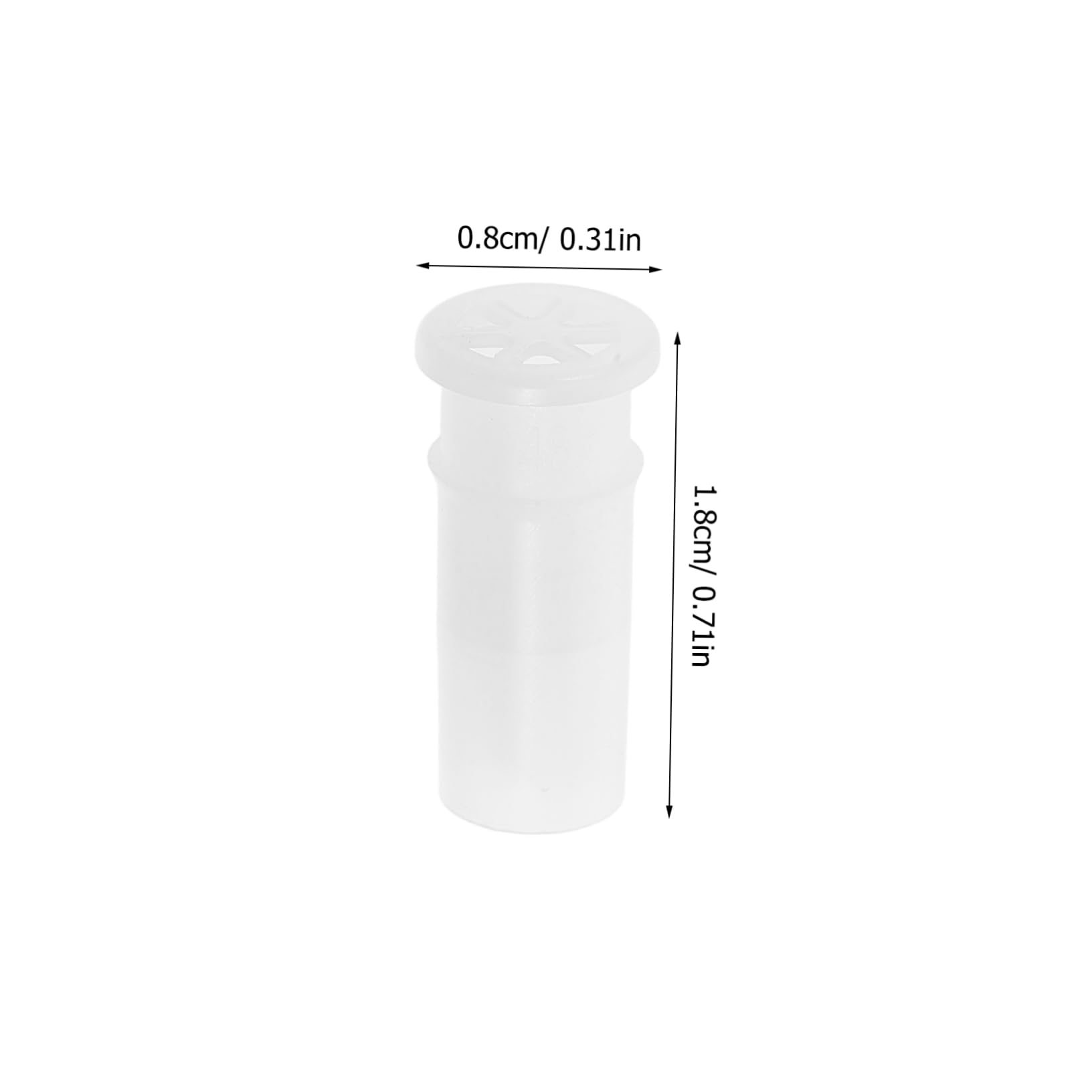 Totority Replacement Squeaky Whistle Parts Trumpet Mouthpiece Mute for Toy Training Football Dog Toys Loud Sound Long Lasting