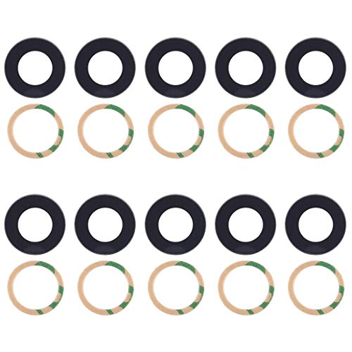 HONGYAN Cell Phone Accessories 10 PCS Back Camera Lens Cover & Adhesive for Xiaomi Mi 6 Repair