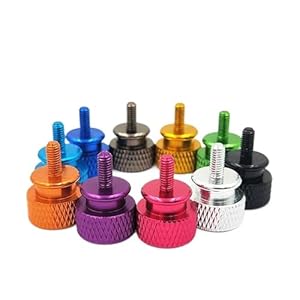 Oqceha 5 Stück Rändelmuttern für PC-Gehäuse