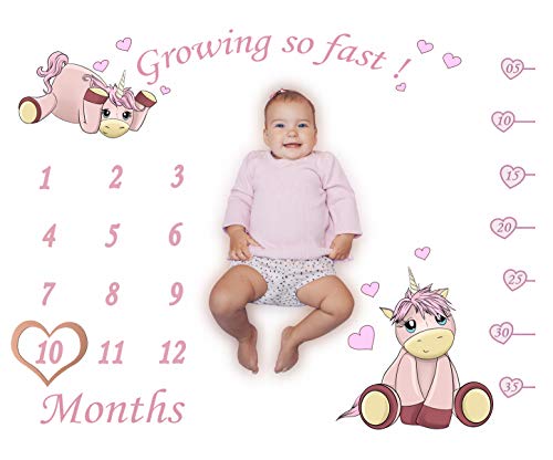 Unicorn Nursery Baby Shower Gifts Baby Blanket That’s A Baby Milestone Blanket - Nursery Unicorn #TOP2