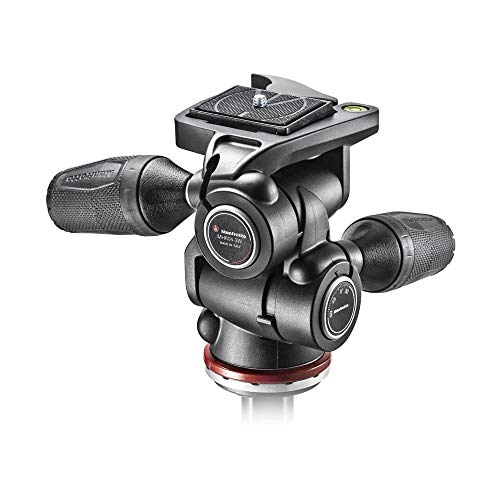 Manfrotto MH804-3W Cabeça de 3 vias com RC2 no Adapto com alavancas retráteis