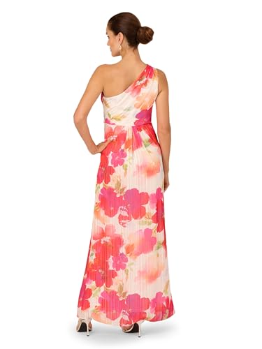 Image of Adrianna Papell One Shoulder Chiffon Gown