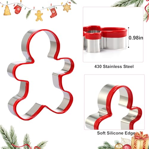 Grlifbaw GL-GM Gingerbread Man Cookie Cutters 3Pcs thumb #2