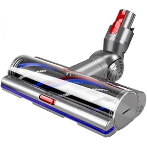 High Torque Anti-Tangle Motorhead Compatible with Dyson V15 V11 V10 V8 V7 SV14 SV22 Vacuum, Motorised Replacement Brush Floor Head Tool with Adjustable Suction & Direct Drive for Carpets Hard Floors