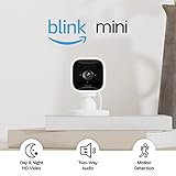 Blink Mini – Compact indoor plug-in smart security camera