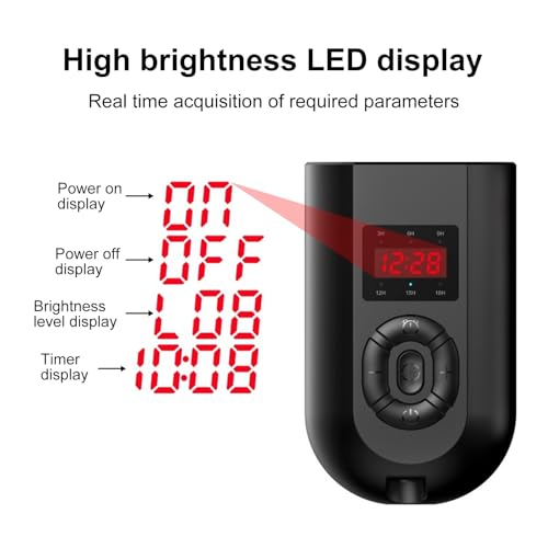 LED Fill Light, Dobrável Gooseneck Tubo, 3 Modos, 11 Níveis de Brilho, Display Digital,Ajustável, pa