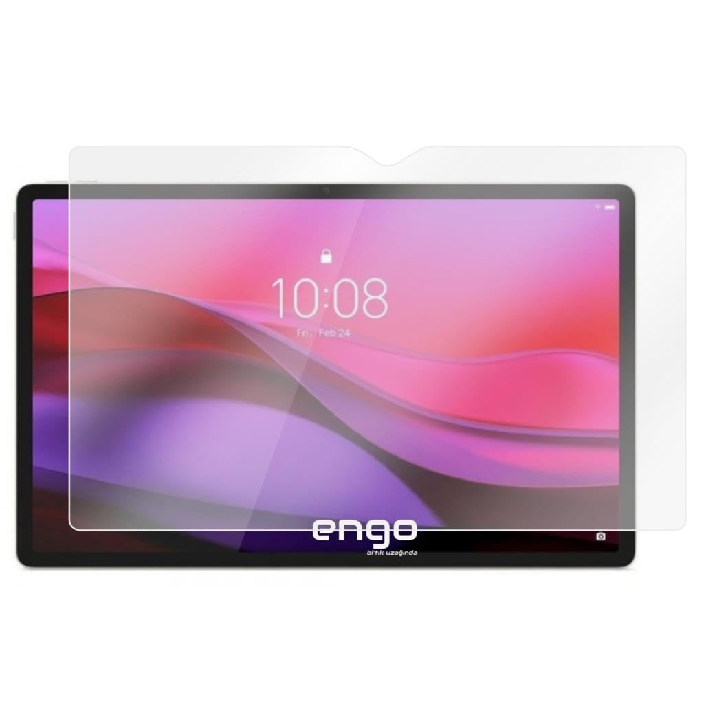 Engo Lenovo Yoga Tab Tb710fu 11.1 İnç İle Uyumlu Mat Ekran Koruyucu 9h Temperli Kırılmaz Esnek Nano Cam, Parmak İzi Bırakmayan Yansıma Ve Parlama Önleyici Koruma