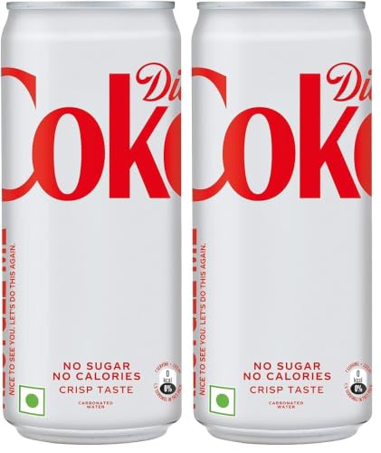 Image of Coca-Cola Diet Soft Drink, 300Ml - Cola (Pack of 2)