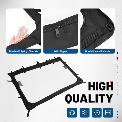 ECOTRIC Soft Window W/Zipper Compatible with Rhino by ECOTRIC - Used condition - Image 6