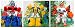 TRANSFORMERS Christmas Tree Ornament Set - Plastic Shatterproof Ornaments Ranging from 4" to 4.5"