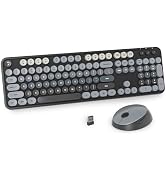 Amazon | ブルー ワイヤレス キーボードとマウス、2.4GHz 104 キー
