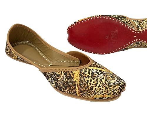 Punjabi Jutti for Ladies Traditional Handmade Khussa Shoes Soft Flat Designer Mojari Jooti4