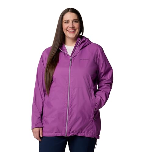 Columbia Women's Switchback II Lined Long Jacket, Razzle, 1X