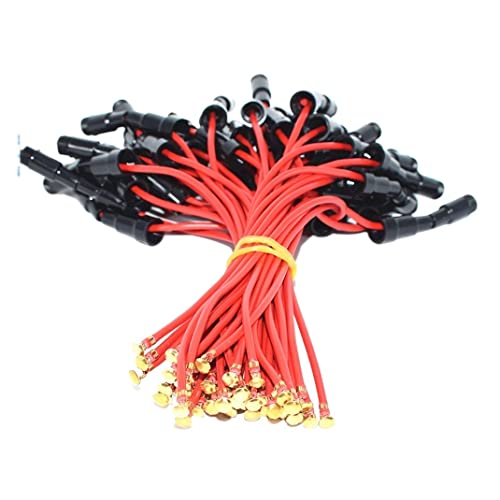 Fusible de vidrio 5x20mm con portafusibles de tornillo y cable 22 AWG 4