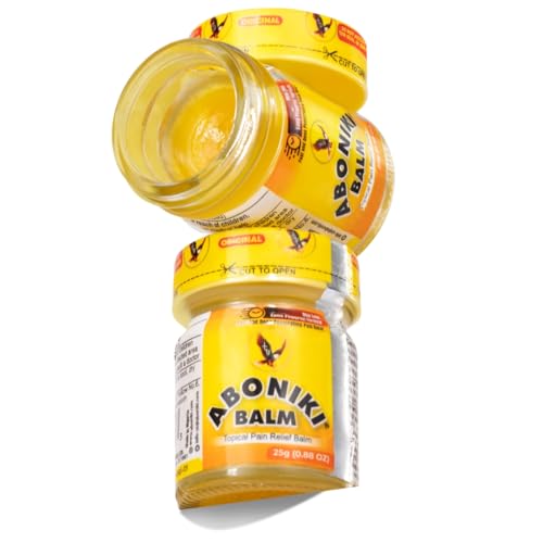 Aboniki Balm (2 Glass Jars) - Powerful Topical Analgesic for Sore...