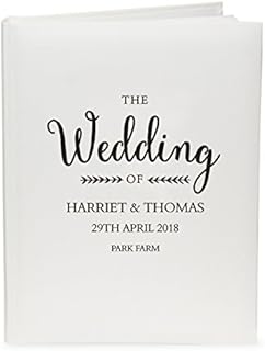 Personalised Rustic Wedding Traditional Album