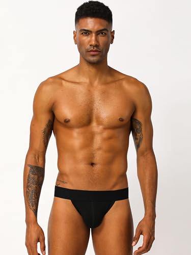 Mens Jockstrap Underwear Sexy mens lingerie Wide Belt Athletic Supporter4