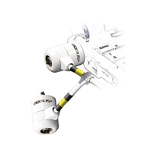 Cable de seguridad para portátiles MOBILIS Corporate Twin con llave