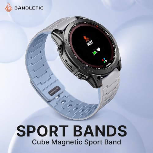 Image of Bandletic Magnetic 22mm Compatible with Garmin Instinct Watch Band