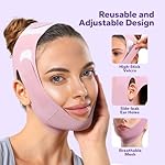 V-Line Lifting Chinstrap, V-Line Mask, Chinstrap for Sleeping, Reusable Face Strap, Chin Up Patch, V-Shaped Belt, Shaped Face Mask for Sagging - Image 4