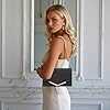 Miss Lulu Pochette Femme en Daim avec Chaîne - Mini Sac à Main de Soirée, Clutch Pratique pour Mariage et Saint-Valentin, Idéal pour Fêtes et Cérémonies #1