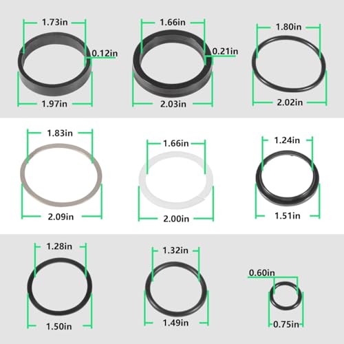 Image of AE50113 AE43288 Hydraulic Cylinder Sealing kit for John Deere 430 6500 385 6100 375 566 435 6600 530 1207 330 446 1217 335 466 1219 535 1209 AE40897 AE40898