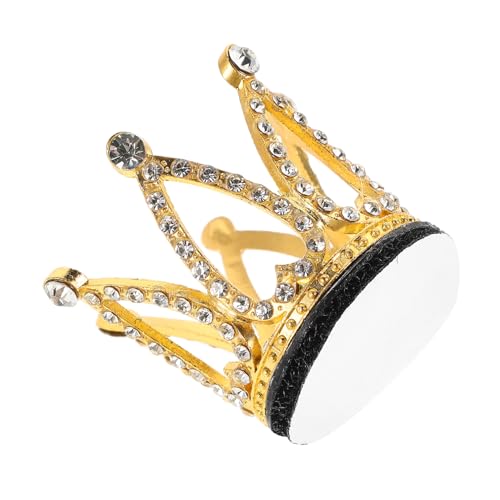 Decoración de casco plástico dorado accesorio resistente para moto
