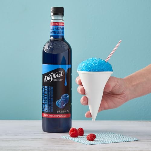 Image of DaVinci Gourmet Classic Blue Raspberry, 25.4 Fluid Ounces (Pack of 4)