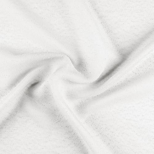 Visillo blanco nieve Boucline de fácil lavado para ventanales sin arrugas 3