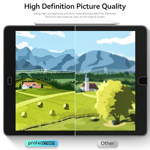Image of Screen Protector for Ipad 10.2 Inch, Screen Screen Guard,Put Pencil to Paper,Thin&Responsive,Scratch Protection
