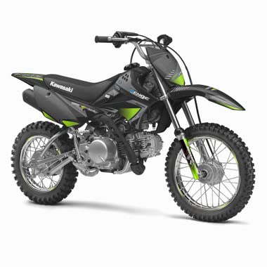Amazon.com: 2002-2009 KLX 110 Surge Black Senge Graphics