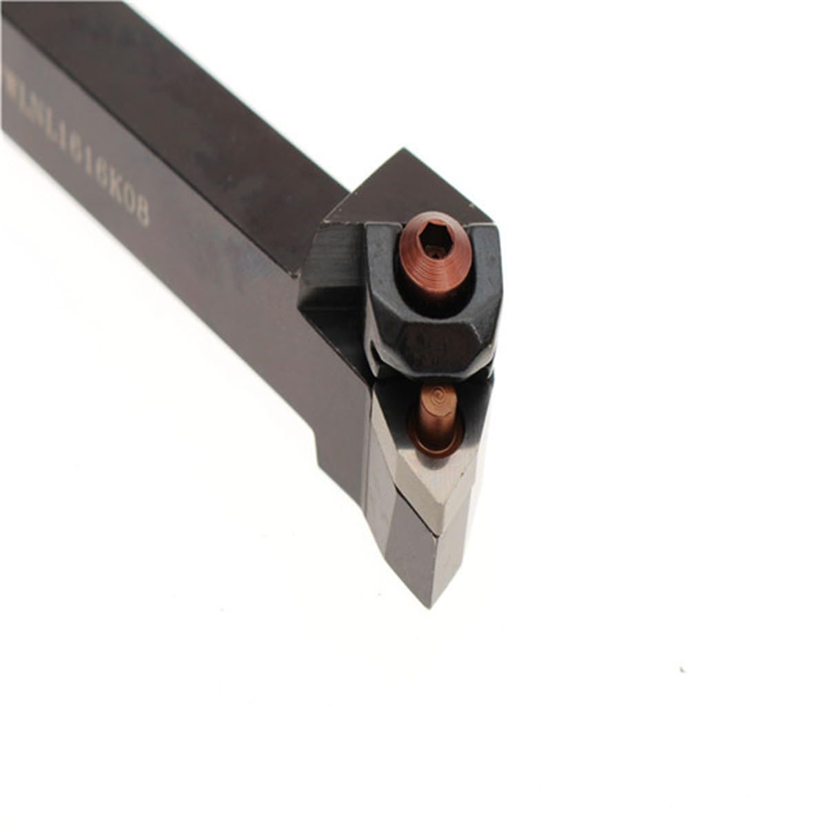 Maizoon Soporte externo para herramientas de torno CNC, accesorios para torno WWLNR1616H08+WWLNL1616H08+10 piezas de insertos de carburo de 12 mm + 4 piezas de barra de perforación de torneado