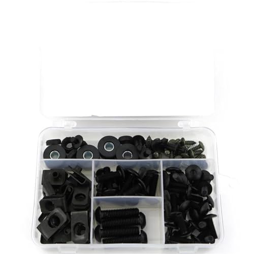 Tornillos Carenado para VFR800 2014-2021 Kit Negro de Acero Completo