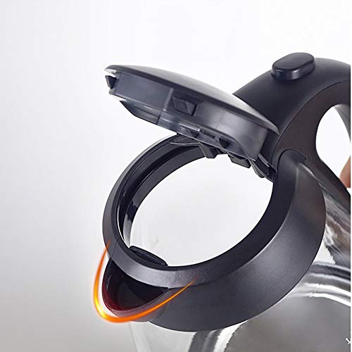 Tetera eléctrica de vidrio 1.7L 2200W con apagado automático miniatura 5