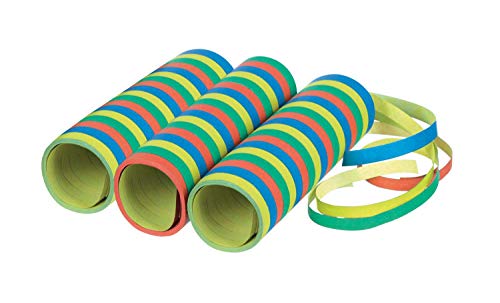 Amscan 9904637 - Stelle filanti, 3 Rotoli da 18