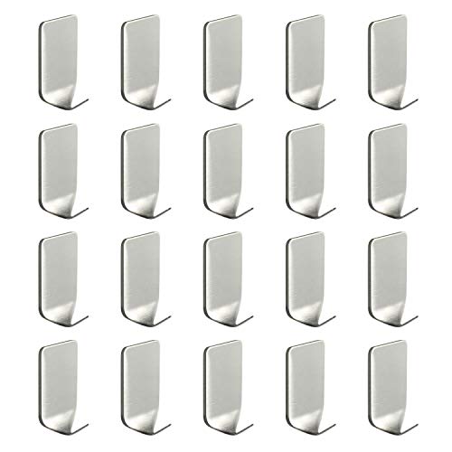 Rasierer-Halter, Aufhänger für Dusche, Edelstahl-Haken für Handtuch, Luffa, Bademantel und Mantel, Badezimmer-Küchen-Organizer, selbstklebend,