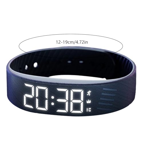 Reloj inteligente digital con alarma vibratoria para evitar ruidos en el dormitorio 6