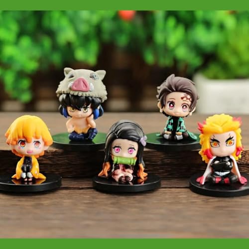 Image of FUNFOB Anime Action Figure Height 4.2cm | Mini Size | Collectible for Anime Fans PVC Multicolour | DM Mini Set