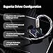 Linsoul Xenns Mangird Tea PRO in Ear Monitor, 6BA+2DD Hybrid Earphone IEM, Wired Gaming Earbuds with Detachable IEM Cable for Musician Audiophile