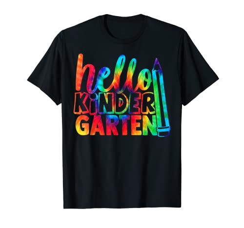 Hola Kindergarten Back to School Kids Kindergarten Camiseta
