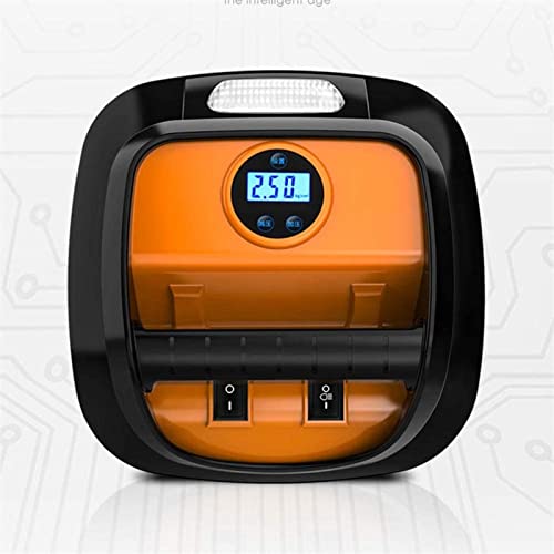 Bomba de pneu de carro sem fio Inflador portátil de pneu de carro 12V Insuflação rápida Tela digital