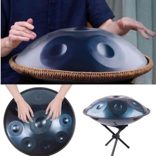 Tambor Portátil Handpan D Minor 9 Notas 22 Pulgadas Azul miniatura 4