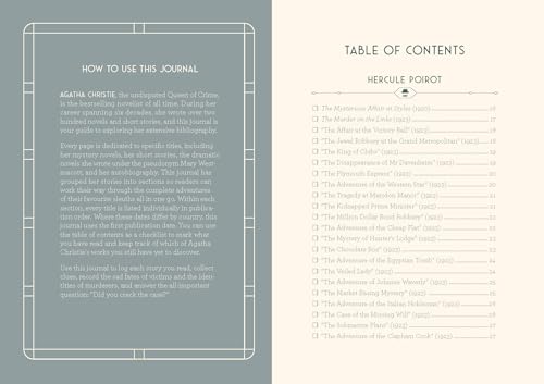 Agatha Christie Reading Tracker: Read, Solve, Record - Image 6