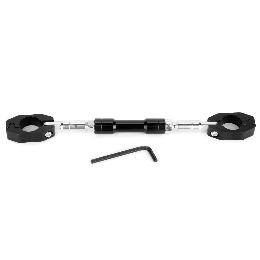 Barra Transversal de Equilibrio Ajustable para Motocicleta de Aleación de Aluminio - Negro