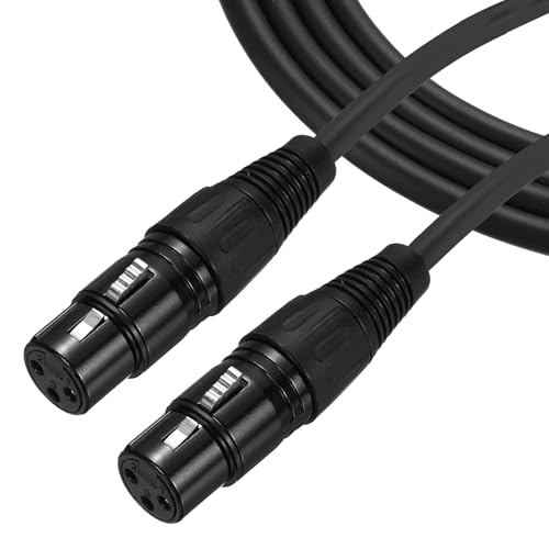 Câble micro XLR femelle femelle adaptateur microphone 3 broches